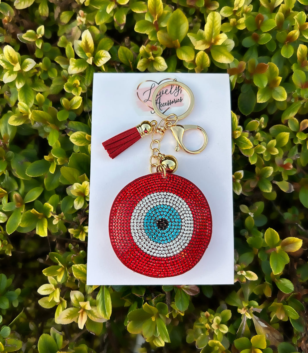 Red Evil Eye Keychain 🧿