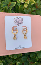 Load image into Gallery viewer, Teddy Bear Huggie Earrings🧸
