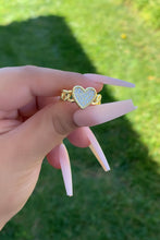 Load image into Gallery viewer, Heart Link Ring✨🤍✨
