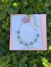 Load image into Gallery viewer, Baby Blue 💎 Evil Eye Bracelet
