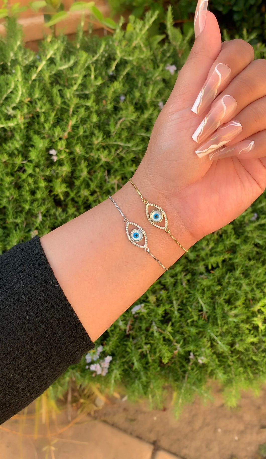 Dainty Evil Eye Bracelet🧿