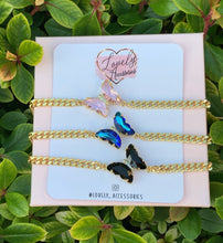 Load image into Gallery viewer, Butterfly Crystal  Bracelets 🦋
