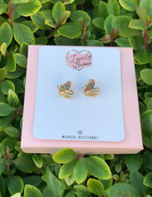 Load image into Gallery viewer, Multicolor Butterfly Stud Earrings 🦋
