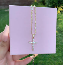 Load image into Gallery viewer, Diamond Cross Necklace 💎
